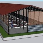 Gambar model Plasma budidaya model bertingkat di pesantren mahasiswa, cacing tanah Kolam Terpal, Bogor
